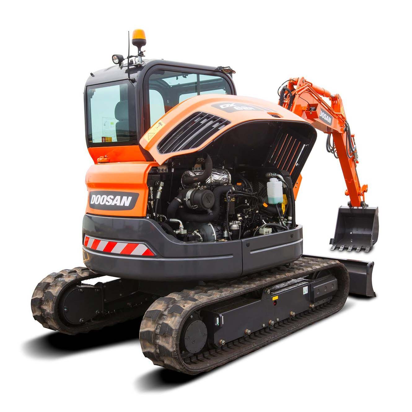 Alquiler Miniexcavadora Doosan DX62R-3